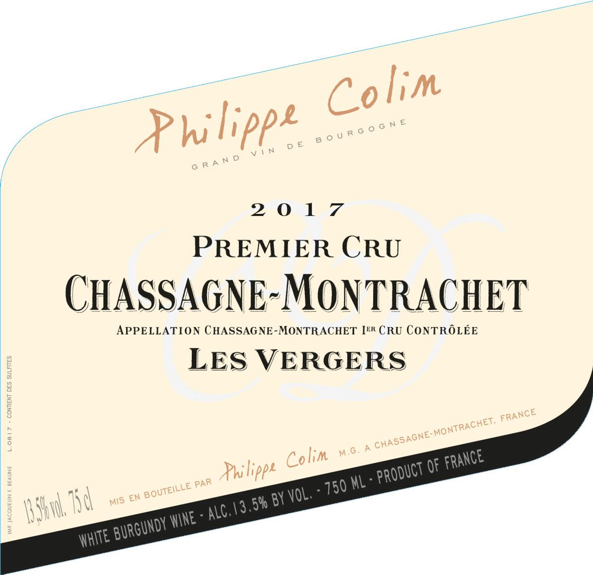 Chassagne Montrachet │ 1er cru Les Vergers
