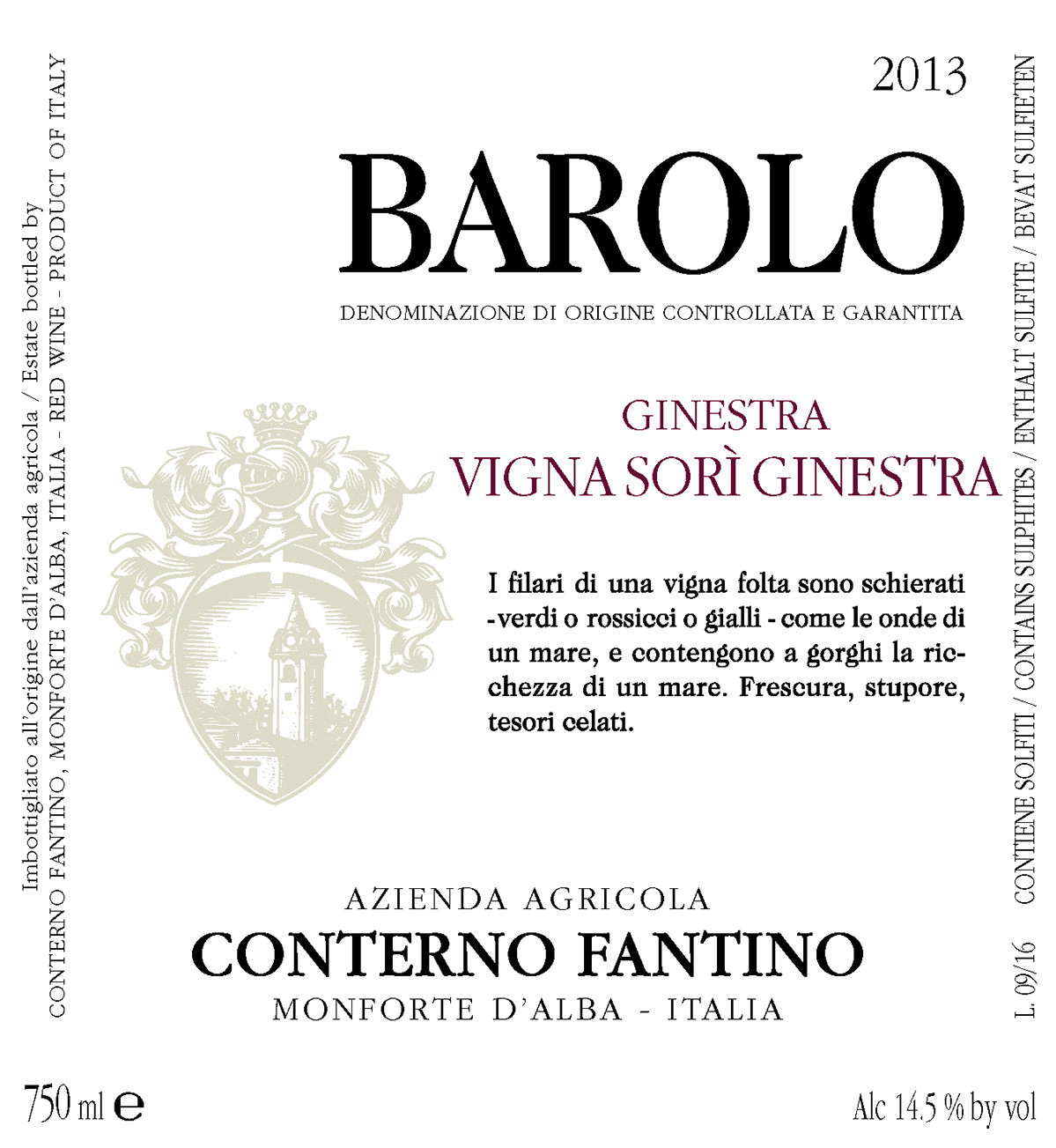 Barolo Sori Ginestra 