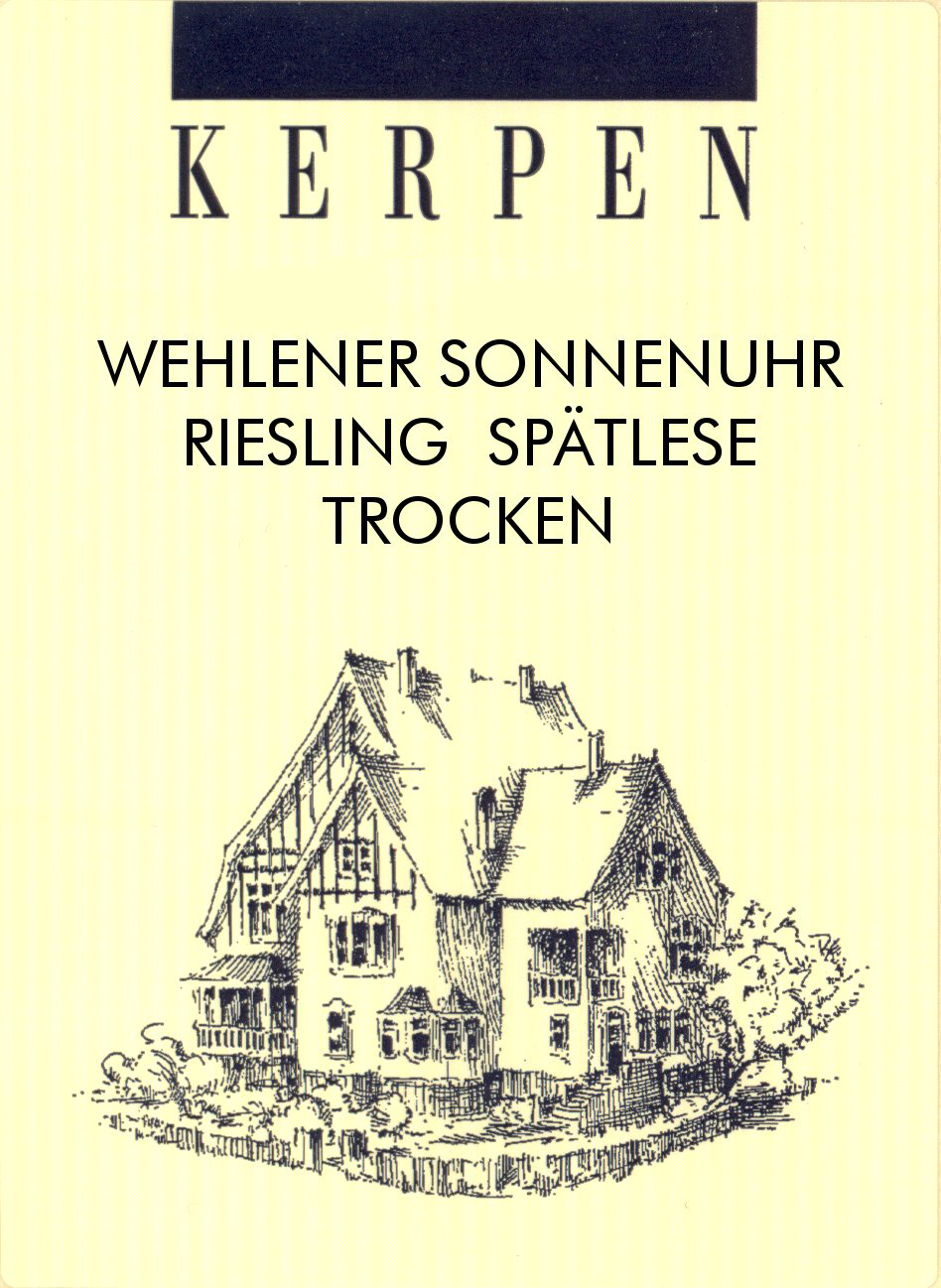 Riesling Spätlese Trocken